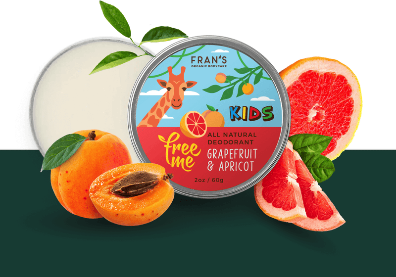 FreeMe Deodorant Grapefruit & Apricot Kids