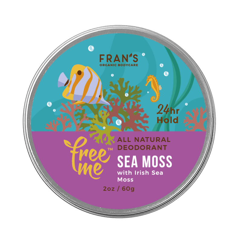 FreeMe Deodorant Seamoss (w/ Organic Irish Moss) Fran's Organic Bodycare