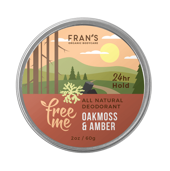 FreeMe Deodorant Oakmoss & Amber – Fran's Organic Bodycare